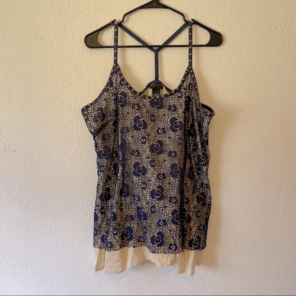 Torrid top with lace overlay super cute!